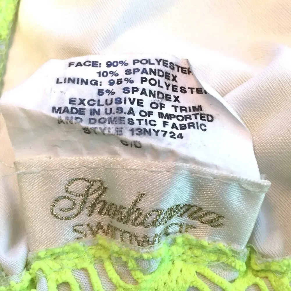 Shoshanna for Anthropologie bikini EUC yellow sz Small